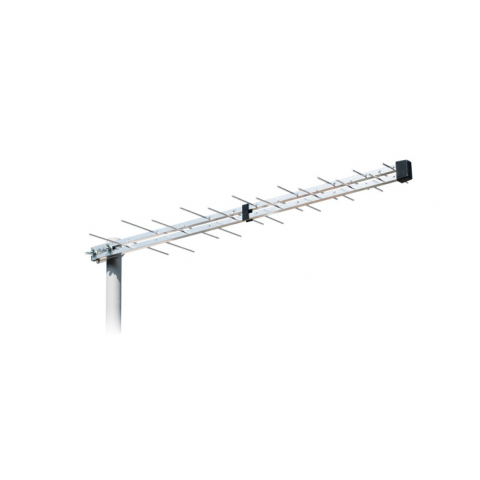 TV antena lauko UHF P-2845 DTT/G su stiprintuvu ISKRA (su F jungtimi)